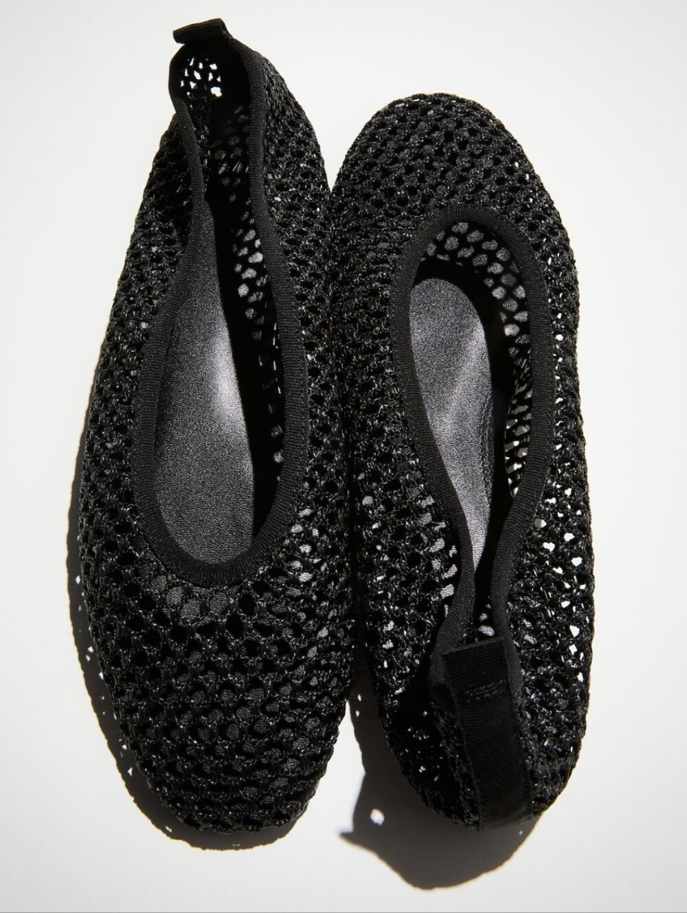 H&M Black Braided Ballet Flats